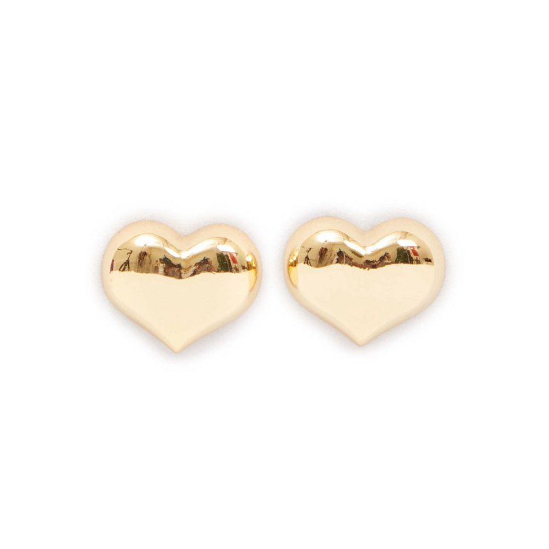 Mylar Heart Earrings