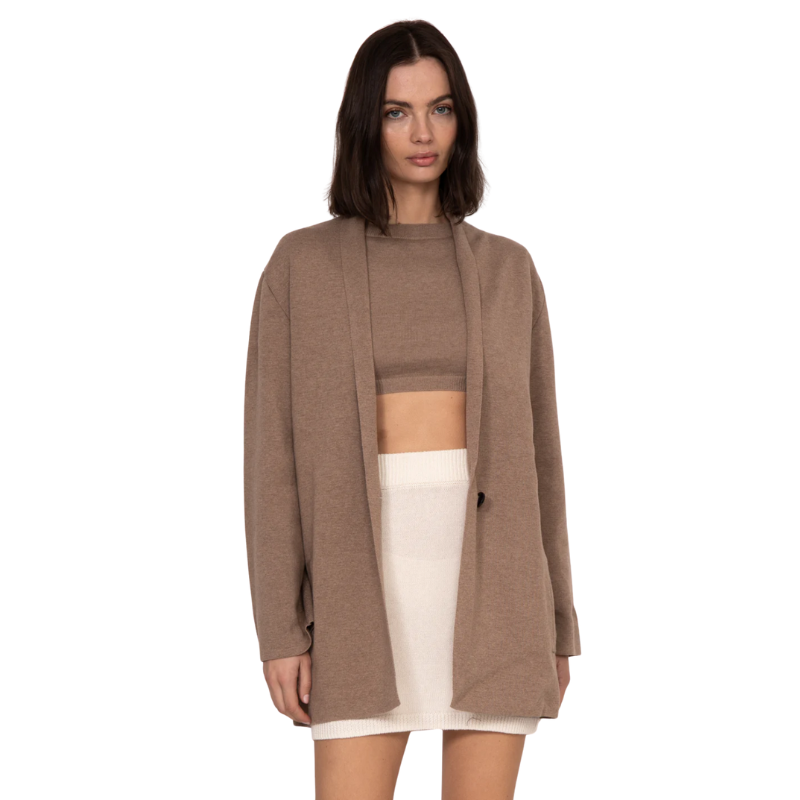 Helena Cashmere Power Blazer