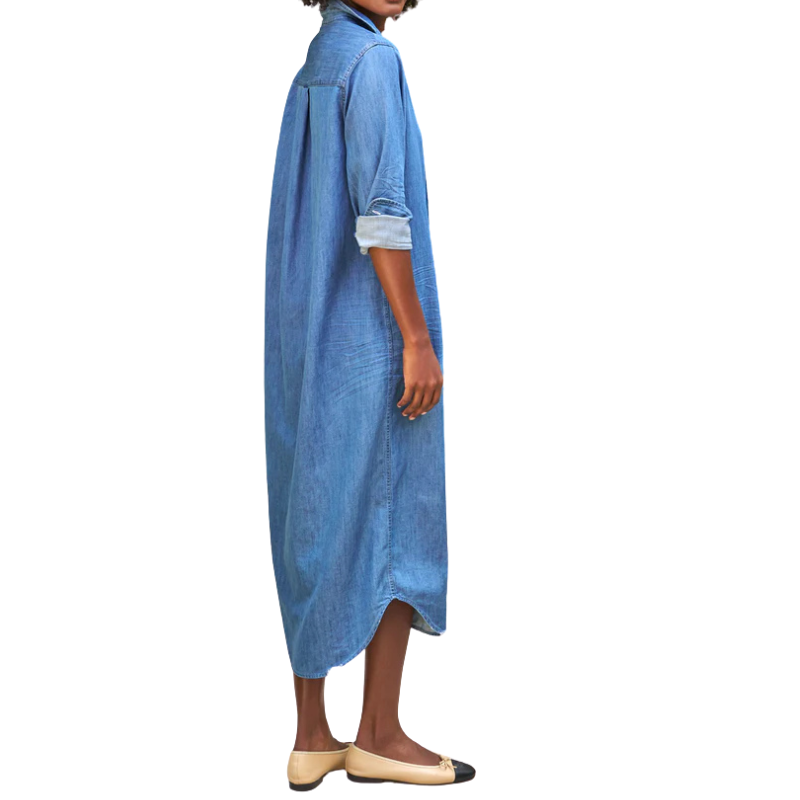 Rory Shirtdress in Vintage Dark Wash