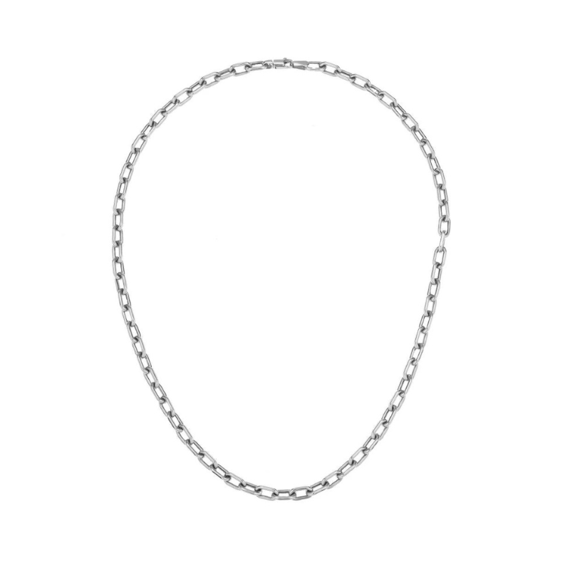 4mm Italian Chain Link 18" Silver - BH&Co