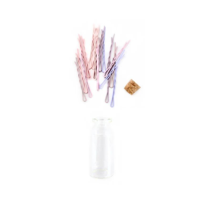 Mini Sleek Bobbies in Glass Bottle Blackberry - Bh&Co