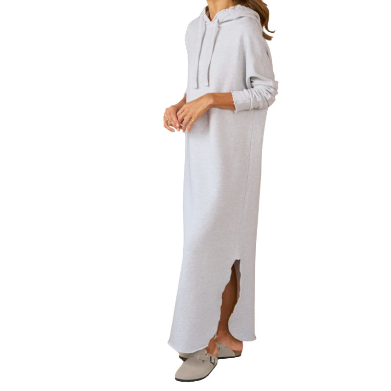 James Hooded Cape Dress