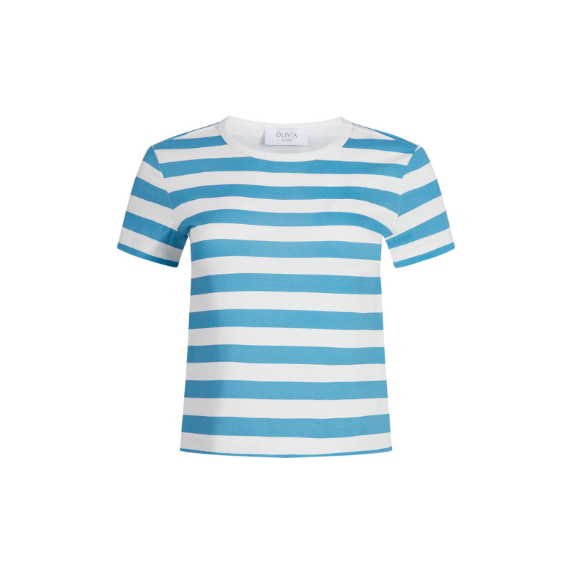 Azul Stripe Tee - BH&Co