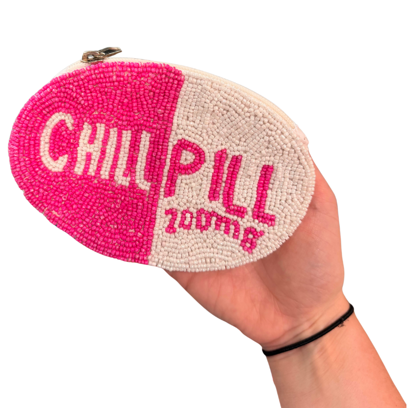 Beaded Pouch, Chill Pill