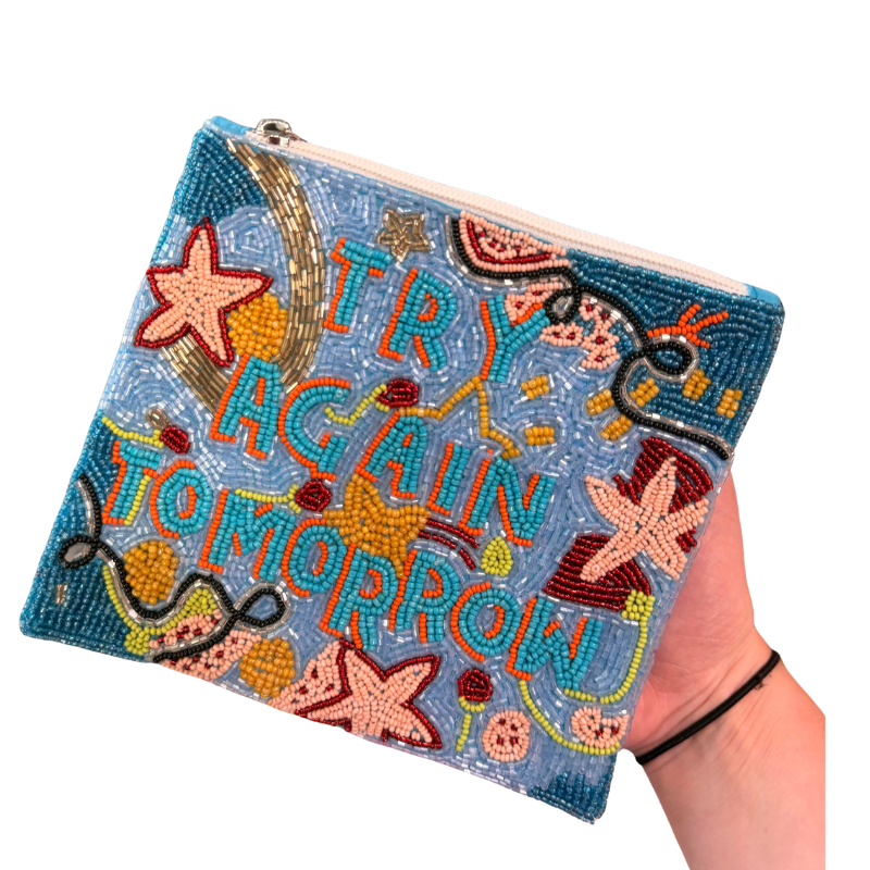 Beaded Pouch, Try Again