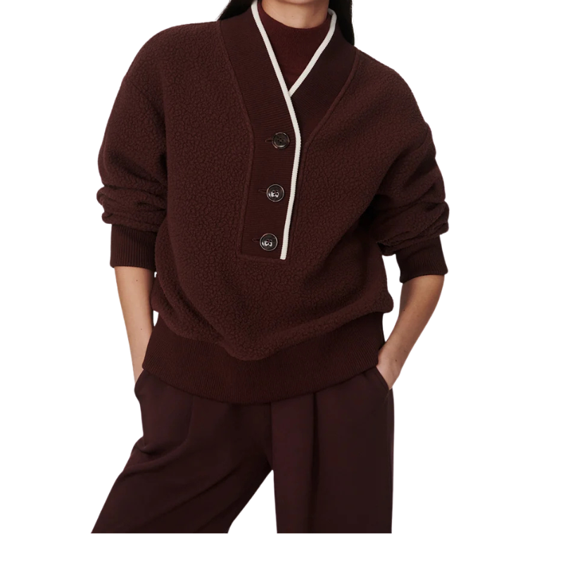 Brenna Button Neck Fleece - BH&CO