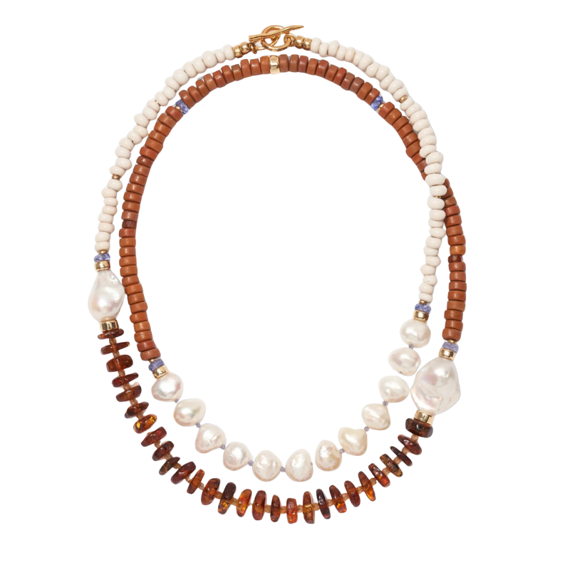 Cabana Necklace in Blood Orange