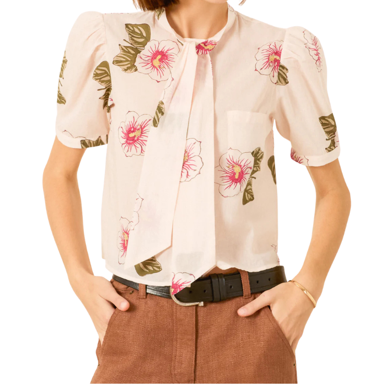 Chance Blush Hibiscus Shirt - BH&CO