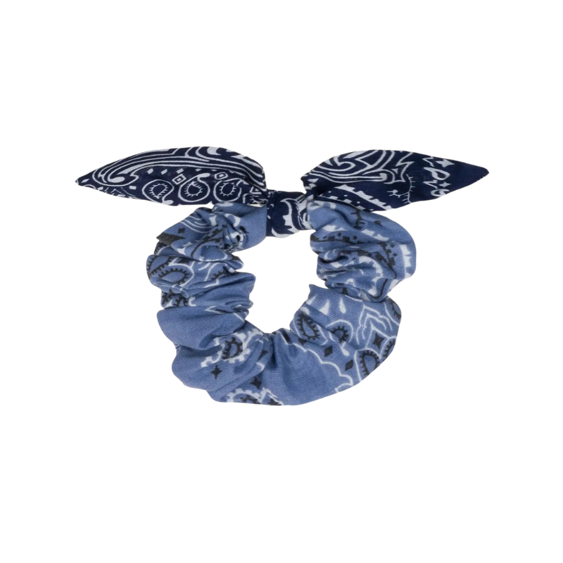 Chouchou Scrunchie, Chambray/Navy