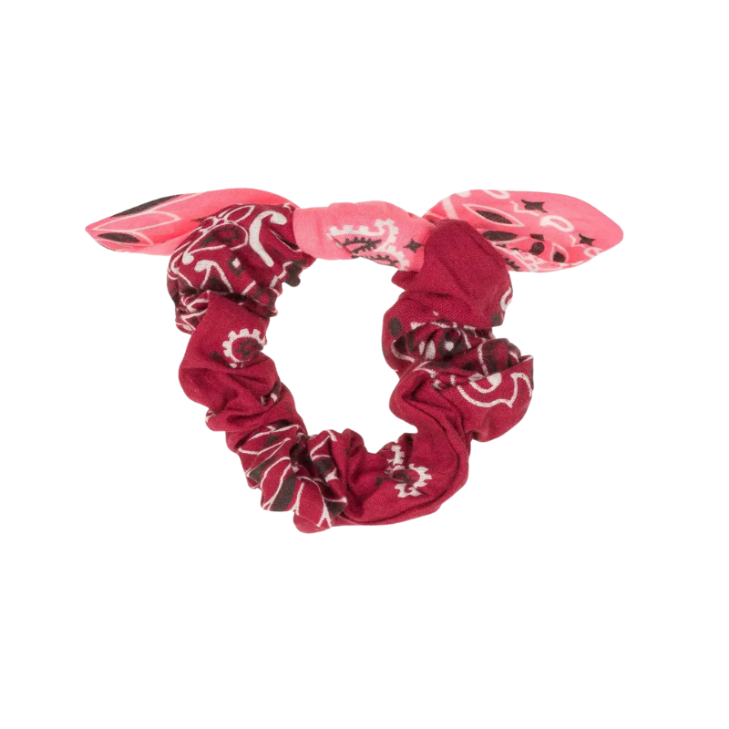 Chouchou Scrunchie, Fuschia/Bordeaux