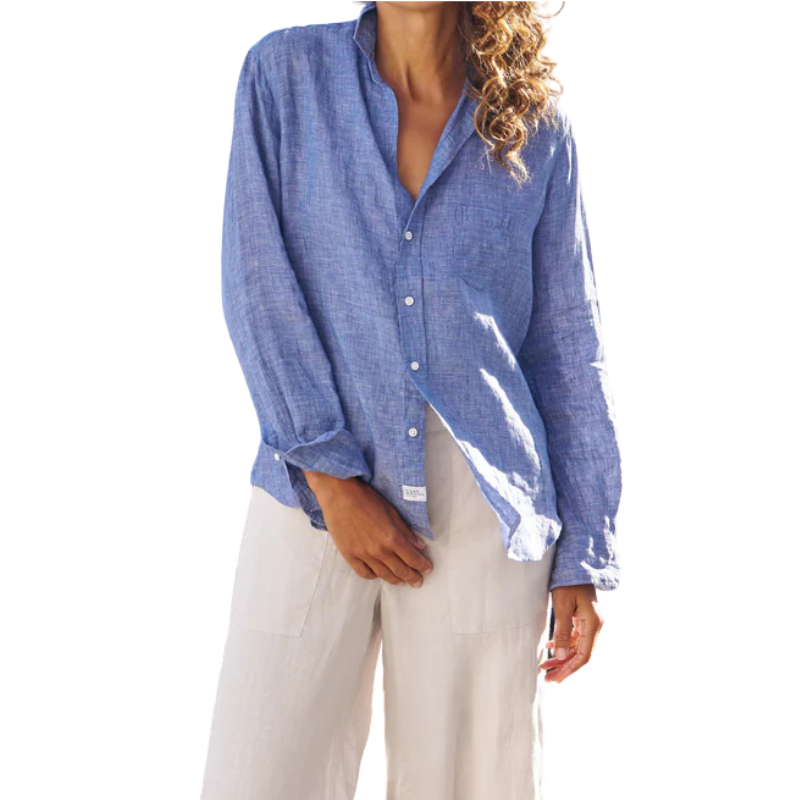 Eileen Navy Linen - BH&CO