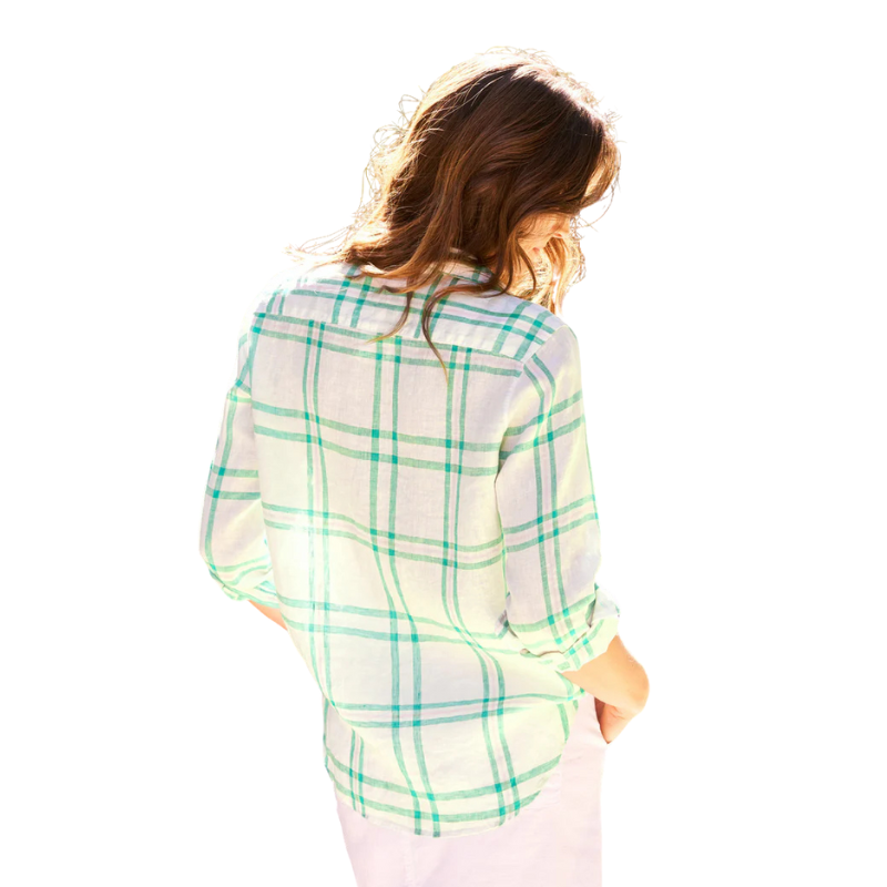 Eileen Shirt Green Pink Plaid - BH&CO