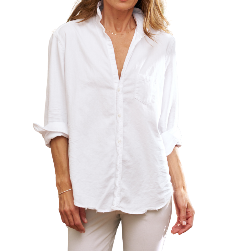 Eileen Tattered White Denim - BH&Co