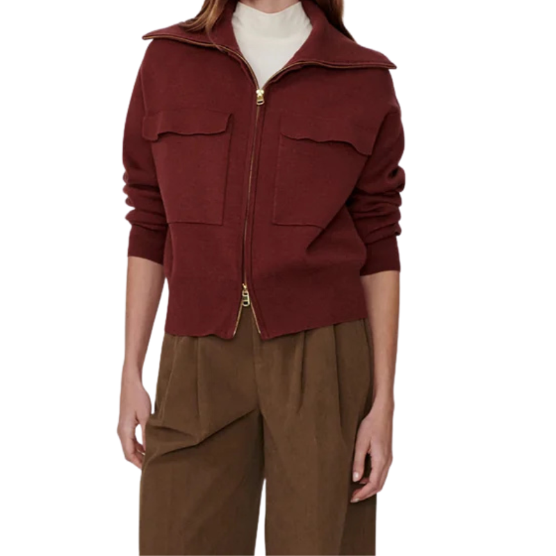 Horan Zip Through Knit Jacket - BH&CO