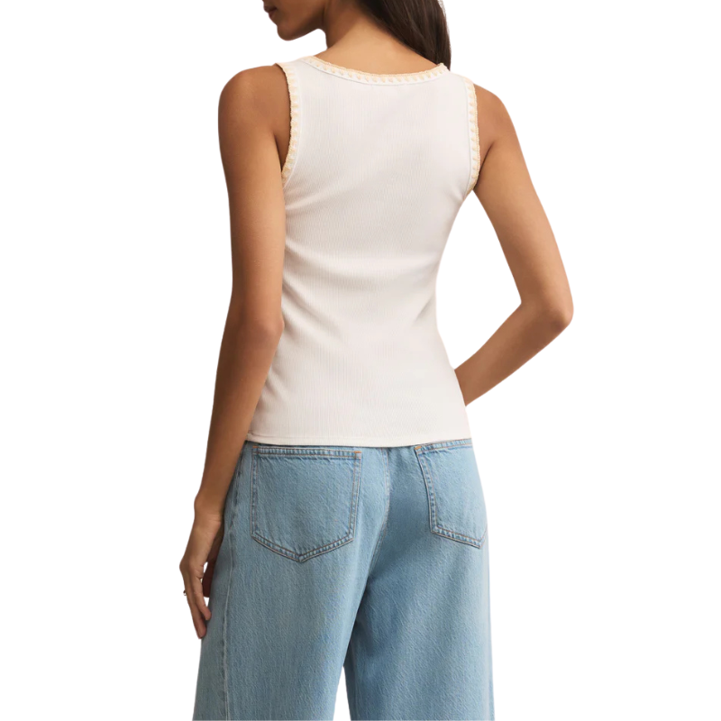 Jaidynn Tank White - BH&Co