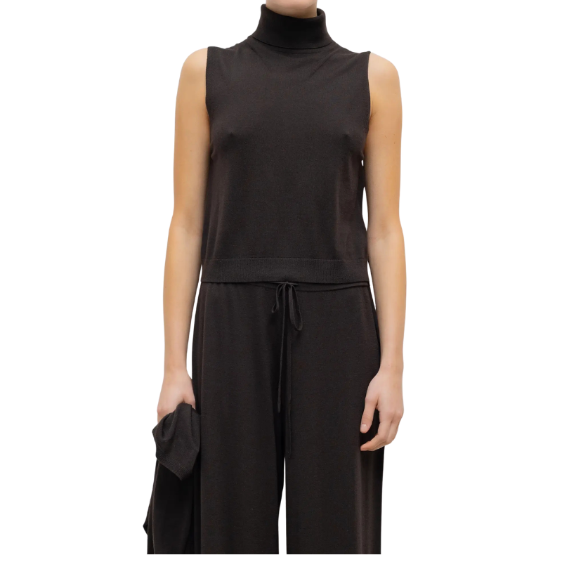 James Sleeveless Turtleneck - BH&CO