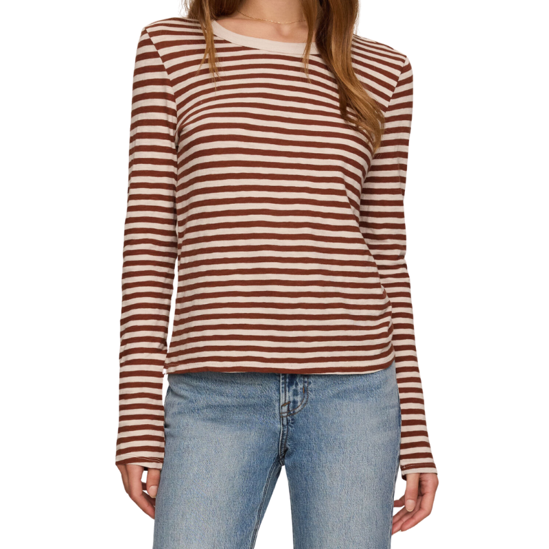 Junie Long Sleeve Dark Rosewood -BH&CO