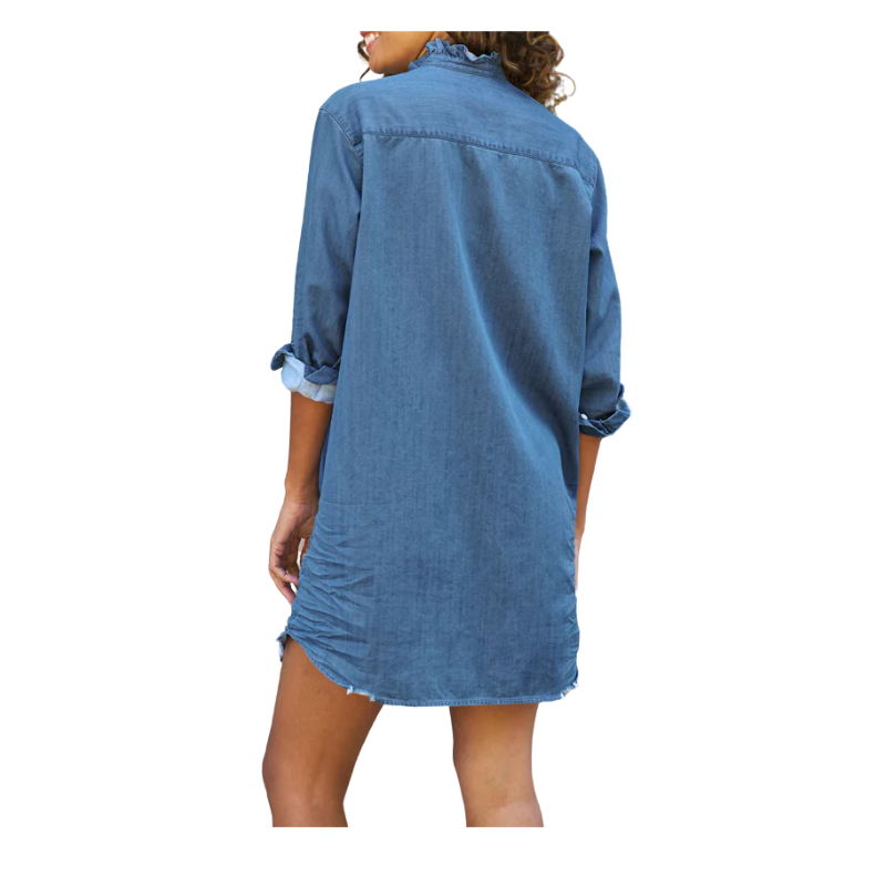 Mary Ruffle Shirtdress - BH&CO