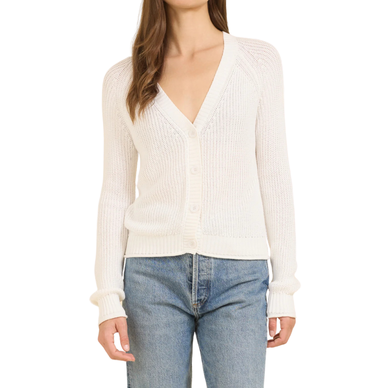 Raleigh Cardigan White - BH&CO