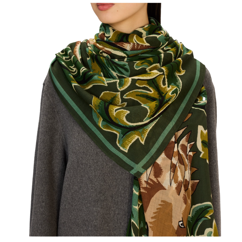 Scarf 100 Leonard Khaki