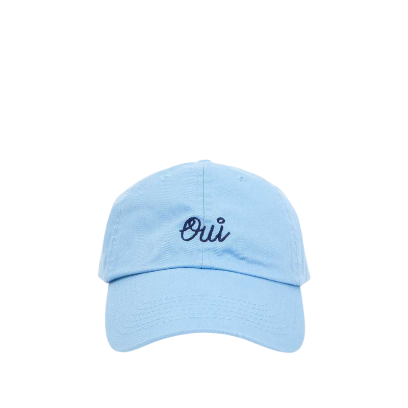 Sky Blue Oui Baseball Hat - BH&Co