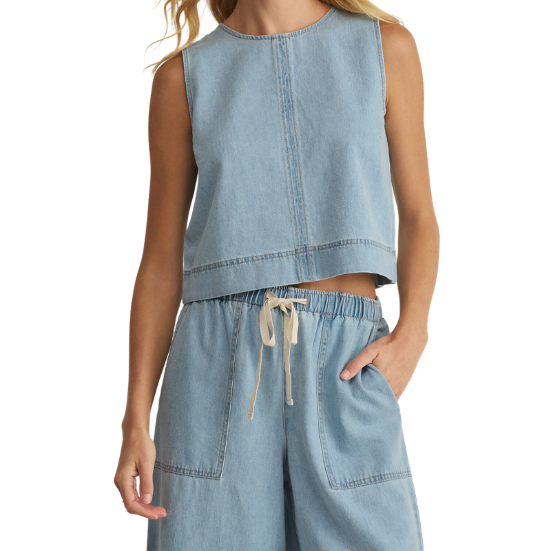 Sun Seeker Denim Tank - BH&CO