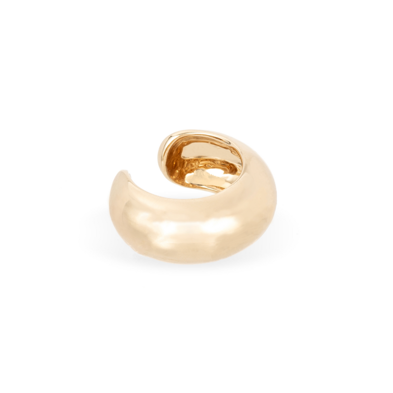 Wide Gold Dome Ear Cuff - BH&Co.