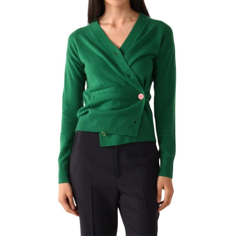 Wrap Cardigan Grass - BH7Co