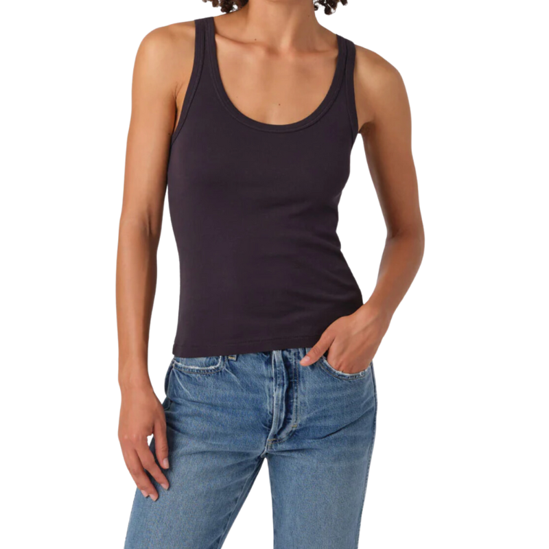 Layering Tank in Black Front- BH&Co
