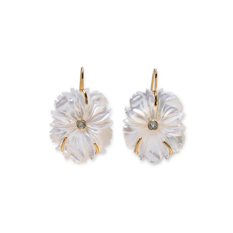 New Bloom Earrings in Mother-of-Pearl