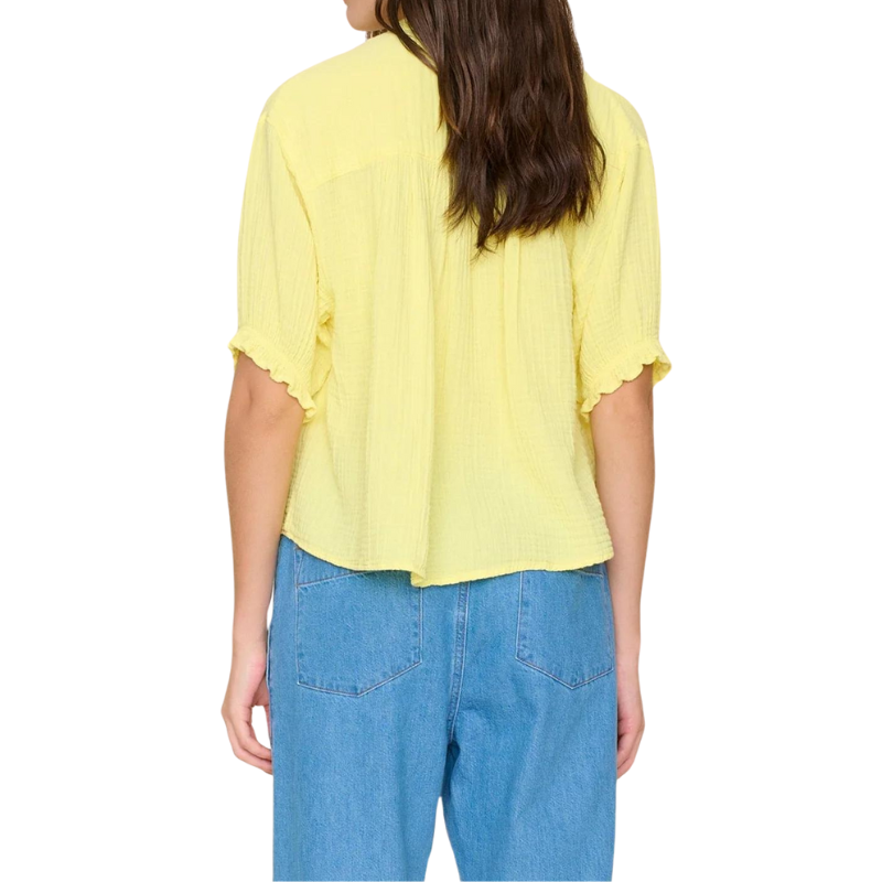 Taye Top in Pale Yellow Back - BH&Co