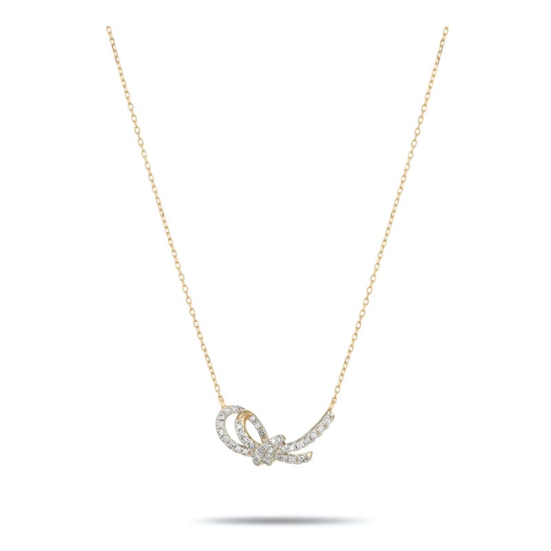 Pavé Forget Me Knot Necklace - BH&Co. 