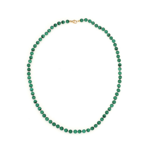 Chunky Round Malachite Necklace - Bh&Co