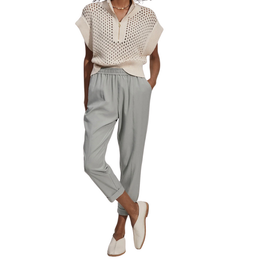 Oakland Turnup Taper Pant in Cool Sage - BH&CO