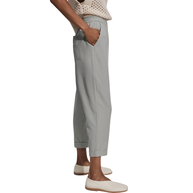 Oakland Turnup Taper Pant in Cool Sage - BH&CO