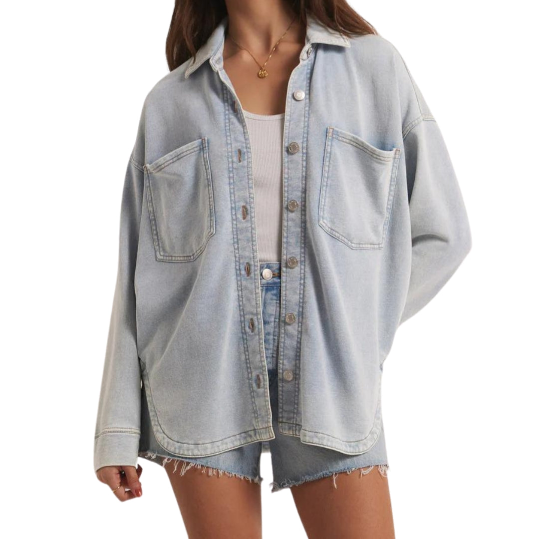 All Day Knit Denim Jacket - BH&Co