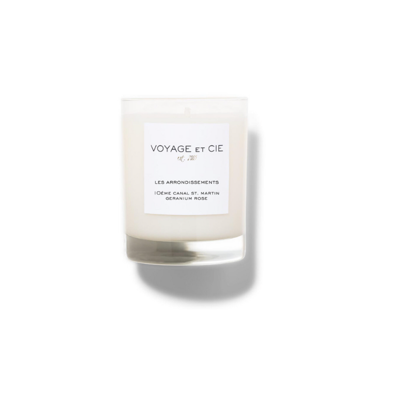 Geranium Rose Three-Wick Candle