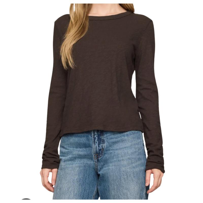 Junie Long Sleeve Cocoa Bean