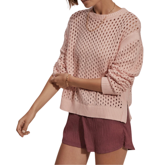 Hains Knit Crew in Rose Smoke - BH&Co