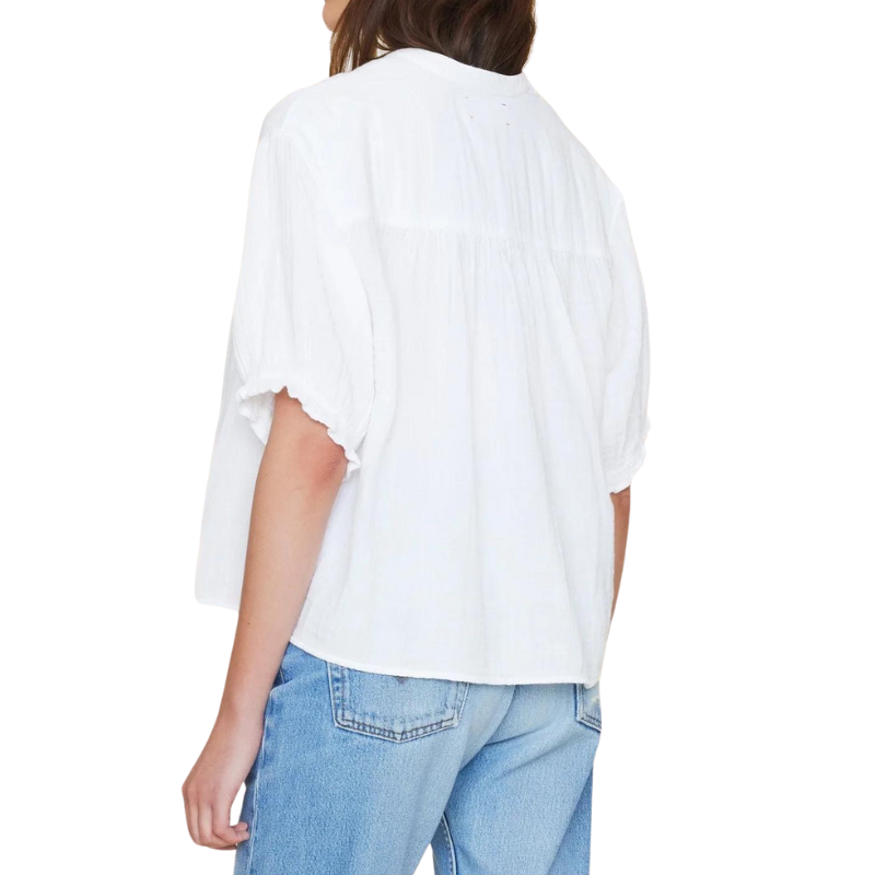 Taye Top in White Back - BH&Co
