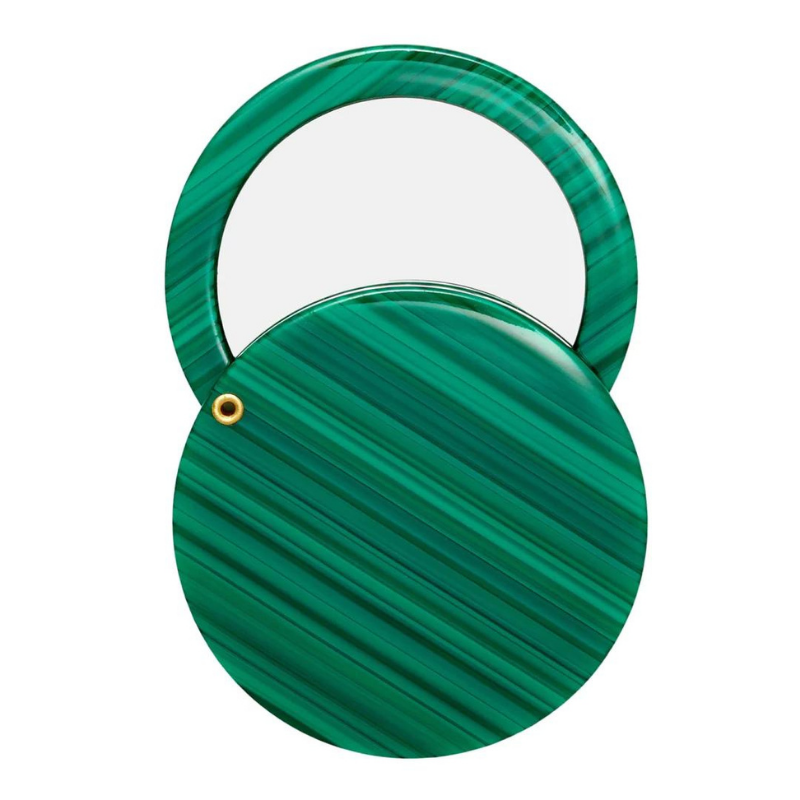 Circle Mirror in Malachite - BH&Co. 