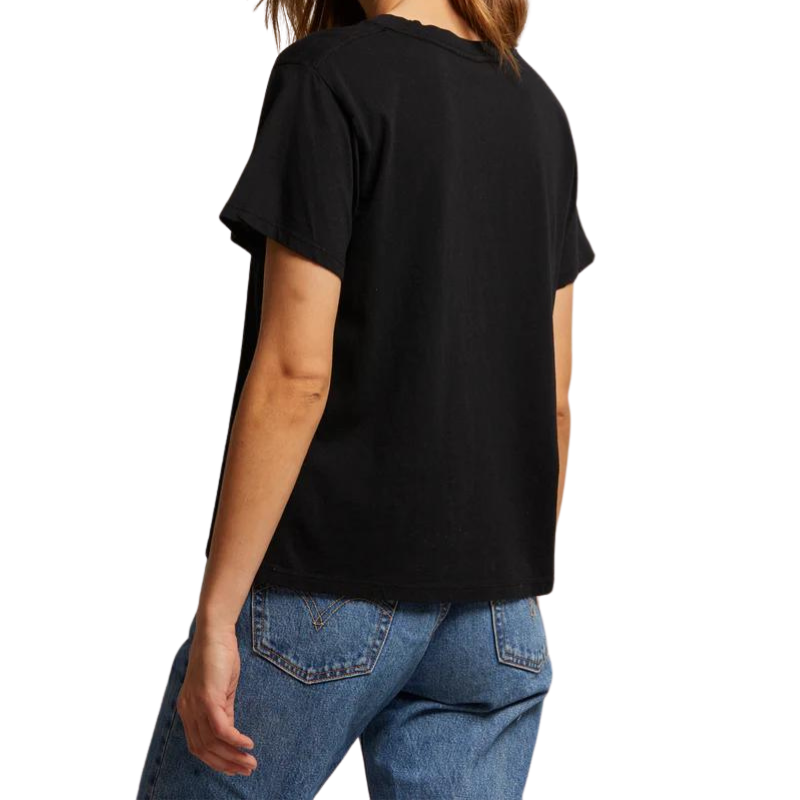 Ruby Tee in True Black Back - BH&Co