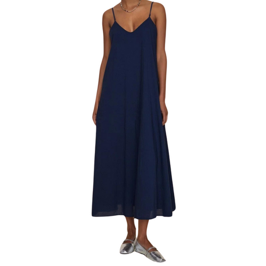 Teague Dress in Navy Front - BH&Co