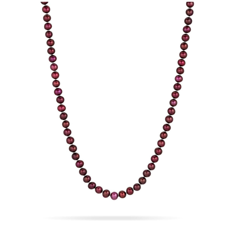 Chunky Red Seed Pearl Necklace - BH&Co