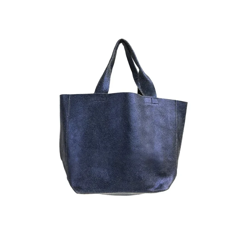 Metallic Distressed Rebecca Tote