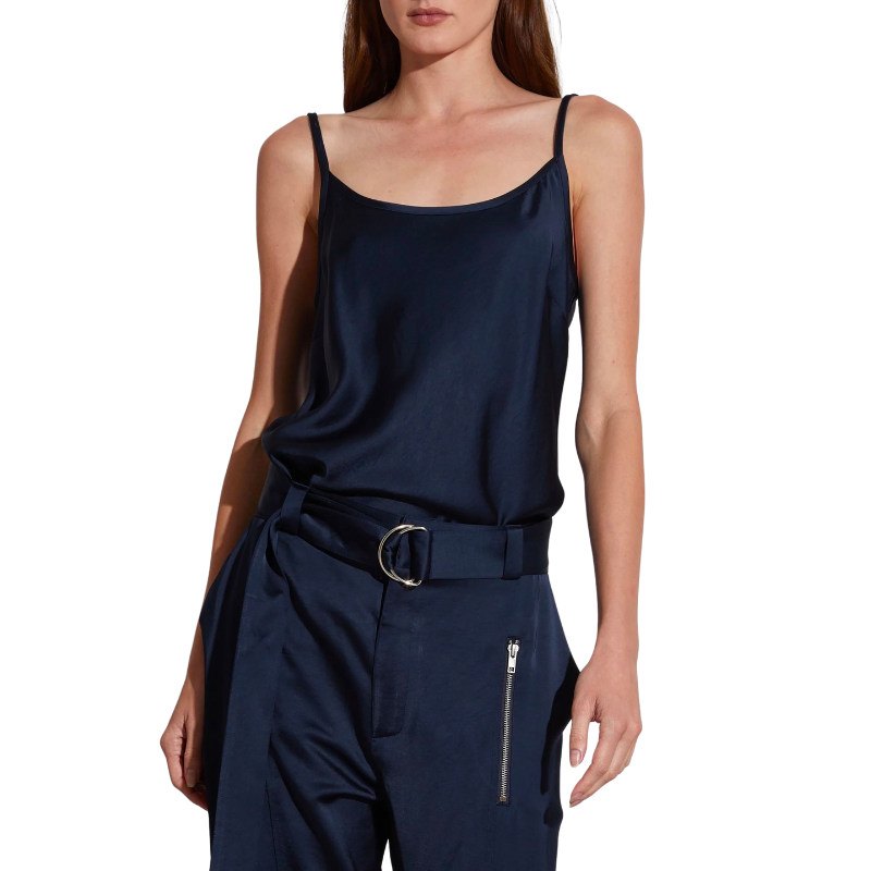 Elliot Charmeuse Cami Navy