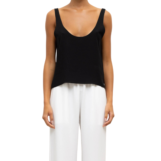 Ari Scoop Tank Black - BH&CO