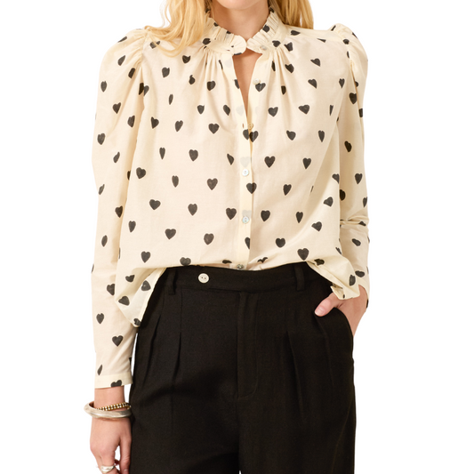 Artemis Onyx Heart Shirt - BH&CO