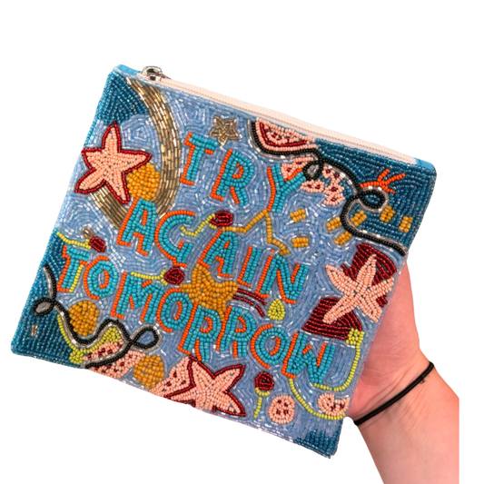 Beaded Pouch, Try Again