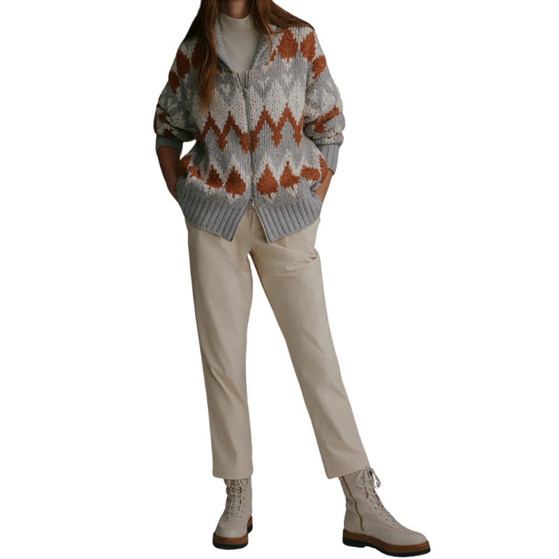 Brockley Jacquard Knit Jacket